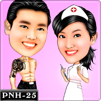 情侶雙人Q版漫畫-PNH-25